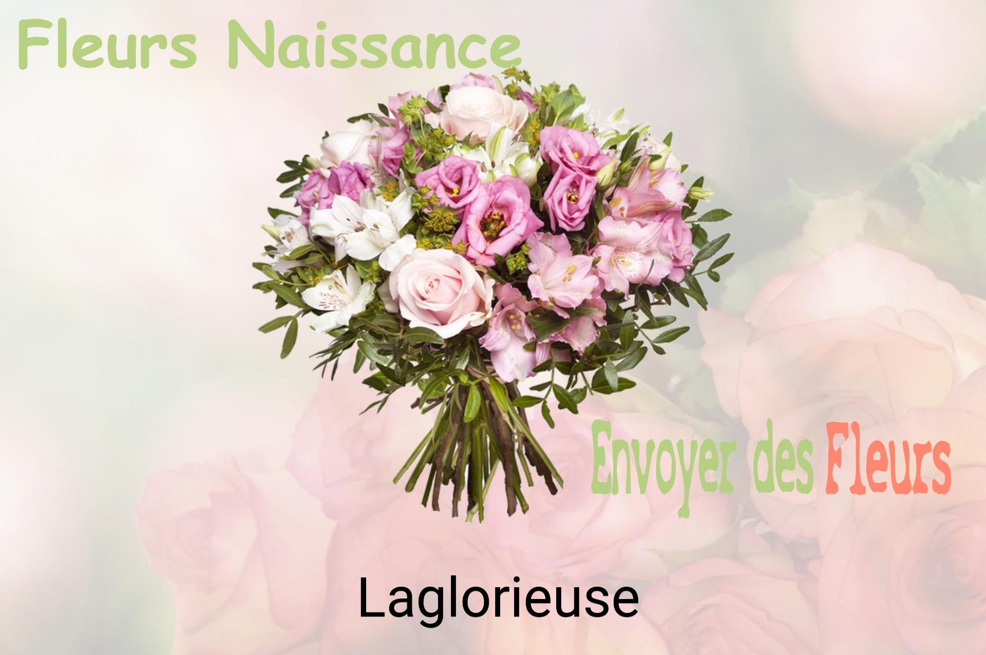 Bouquet de fleurs de naissance livré à Laglorieuse